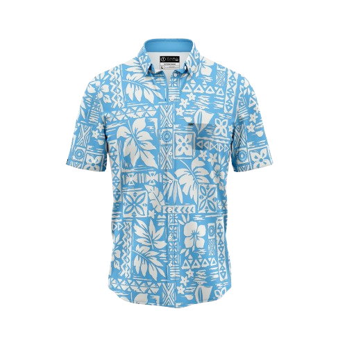 Blue Floral Elei