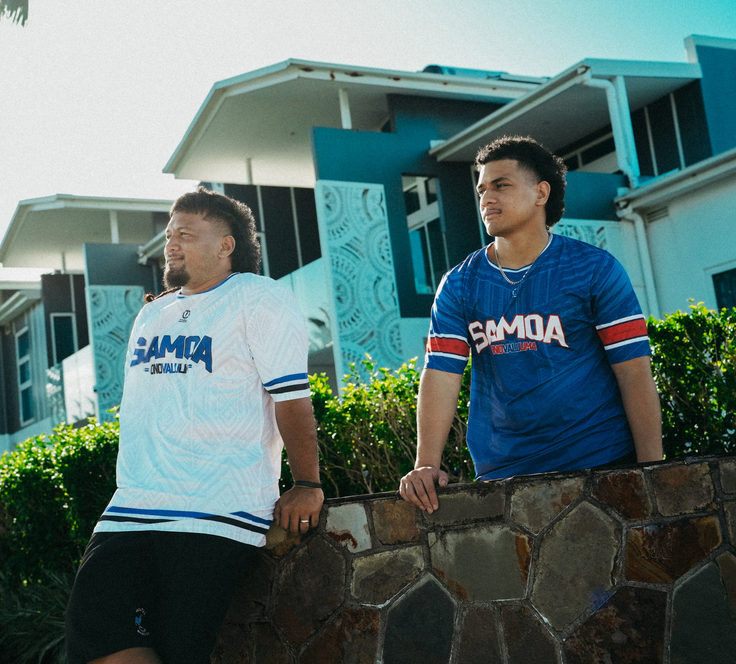 Samoa 685 Round Neck T-Shirt - Blue