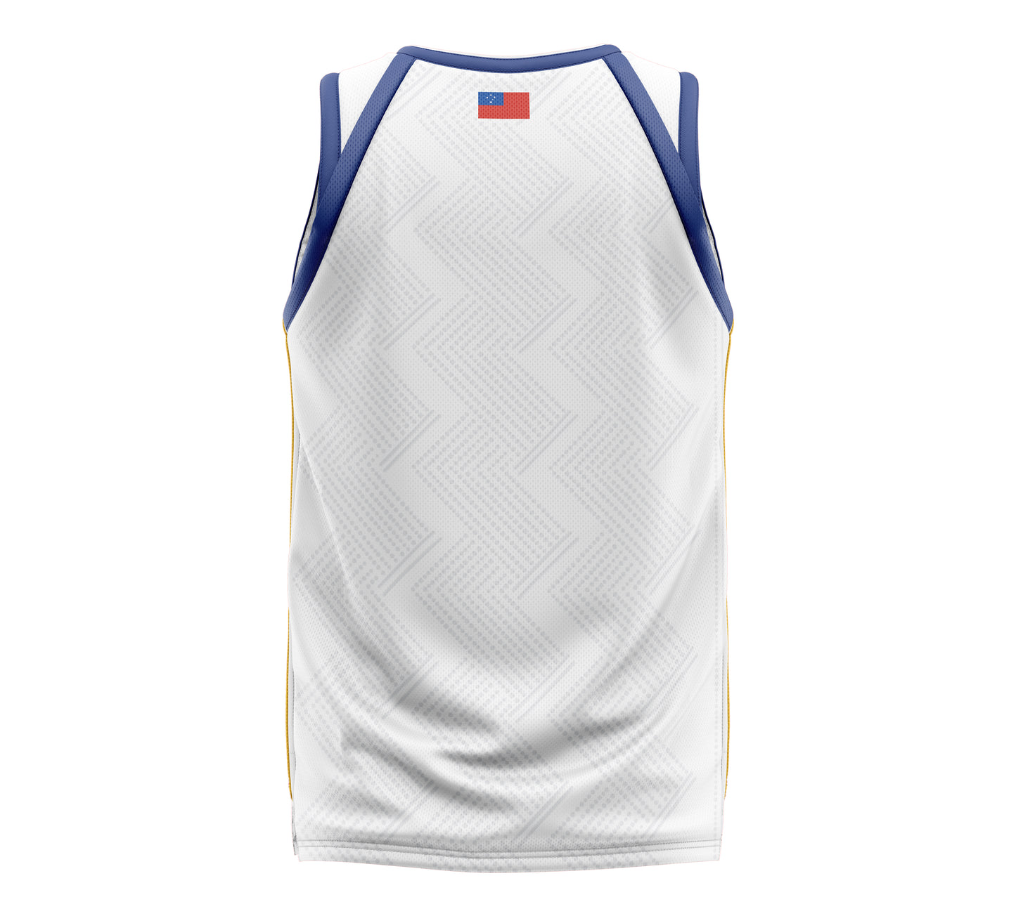 SAMOA WARRIOR SINGLET- WHITE
