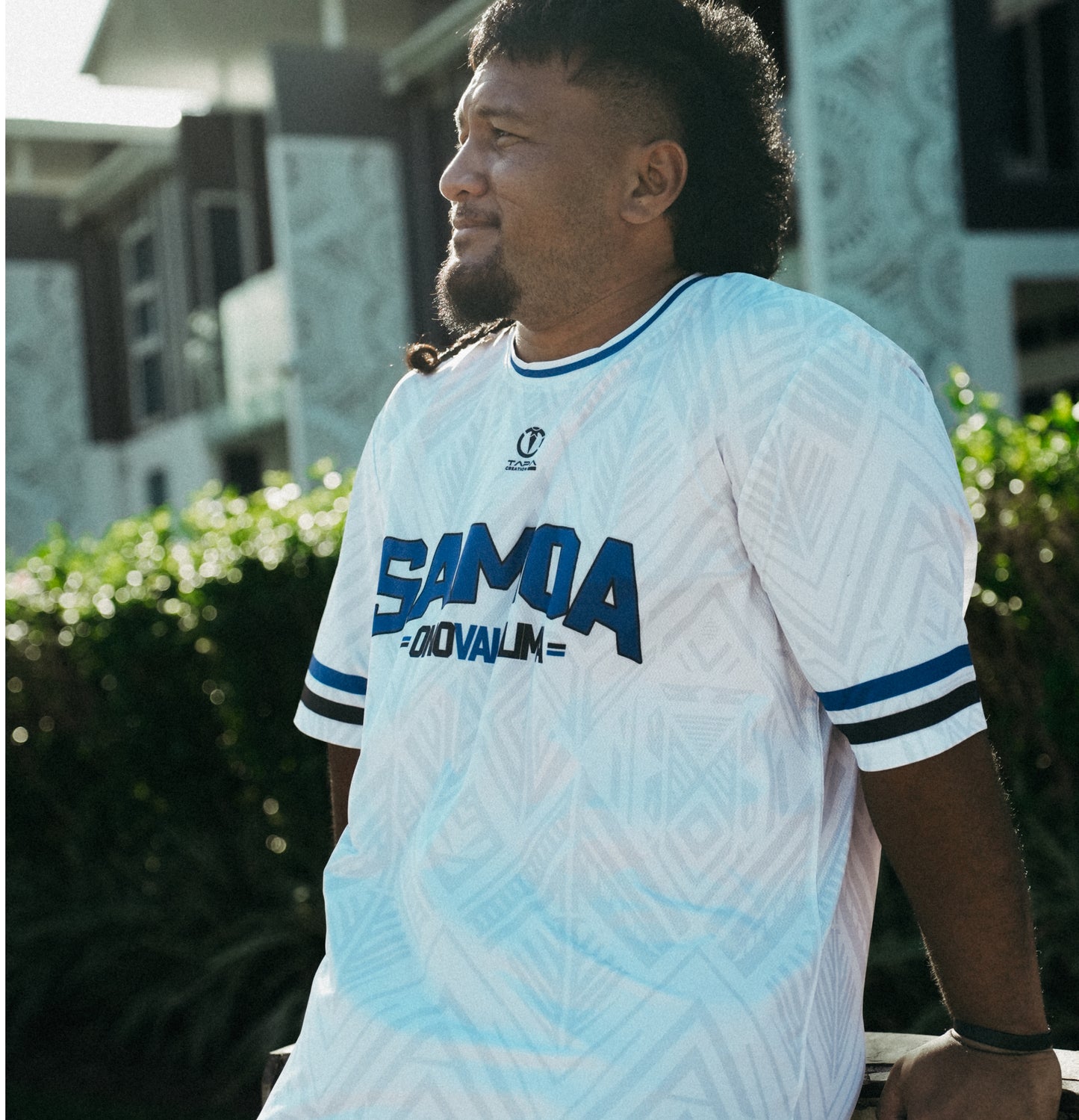 Samoa 685 Round Neck T-Shirt - White