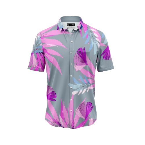Floral Gray Shirt