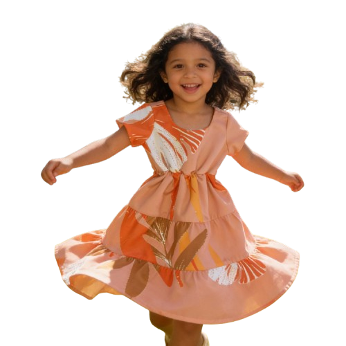 Kids Tiered Sunset Floral