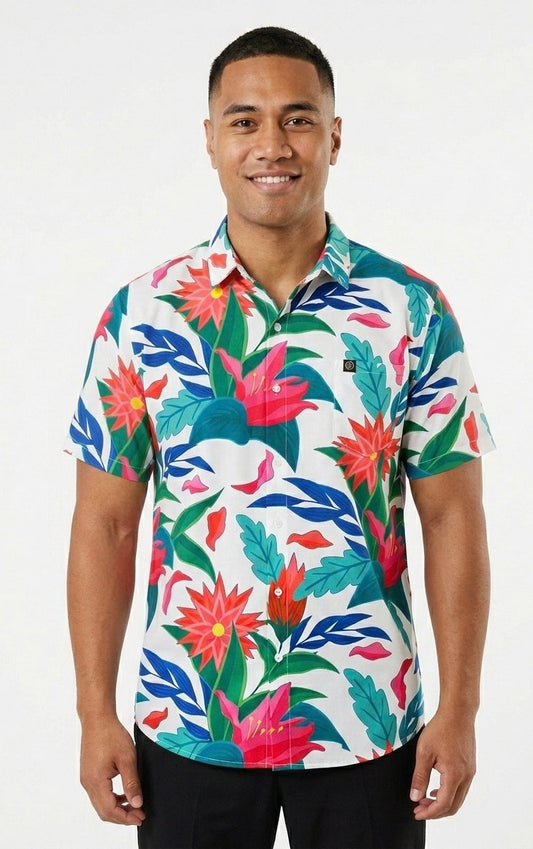 Tiare White Floral