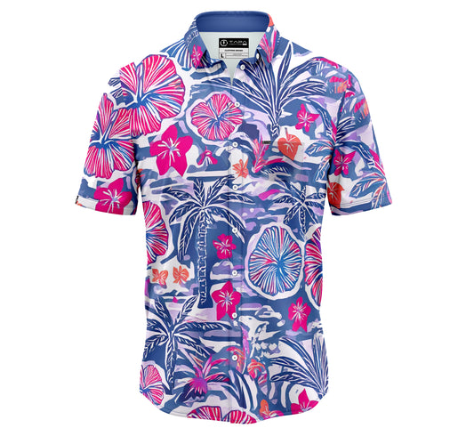 Blue Floral Elei