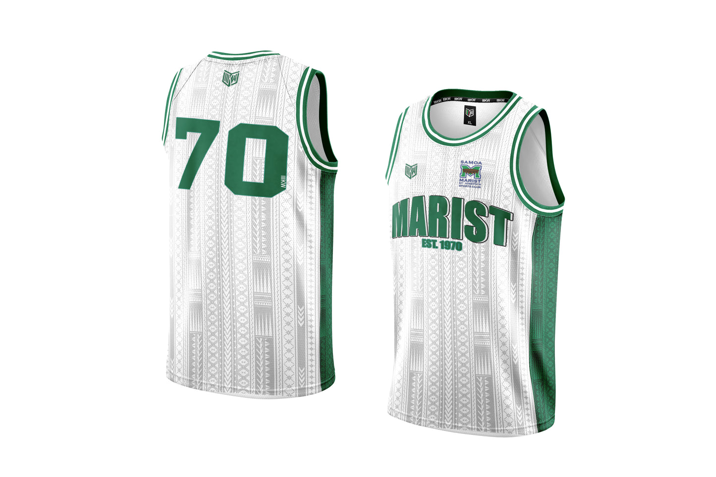 Marist White/Green Basketball Jersey