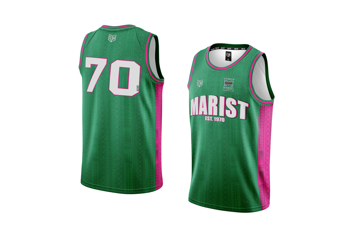 Marist Green/Pink Basketball Jersey