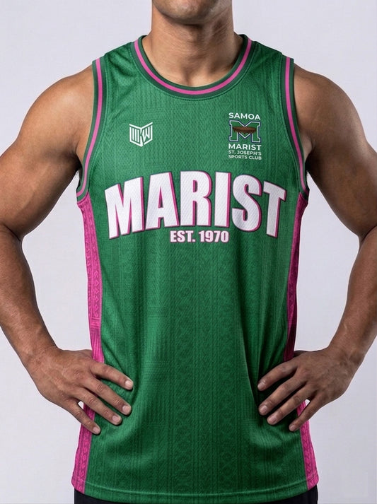 Marist Green/Pink Basketball Jersey