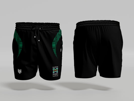 Marist Black Performance Shorts