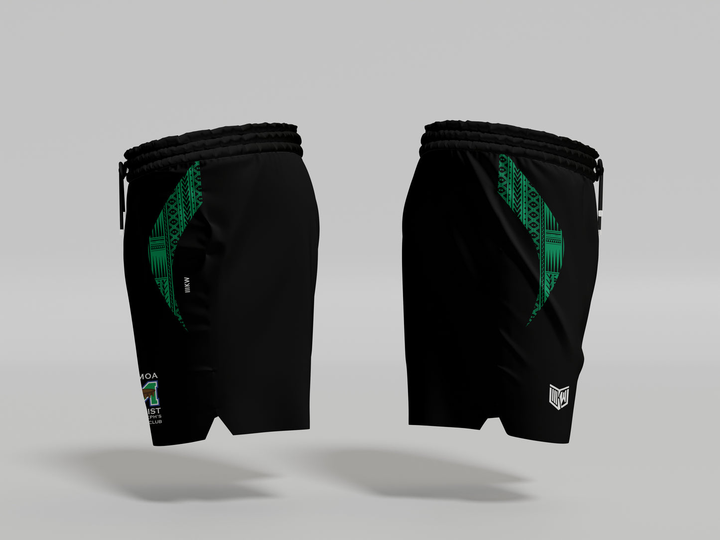 Marist Black Performance Shorts