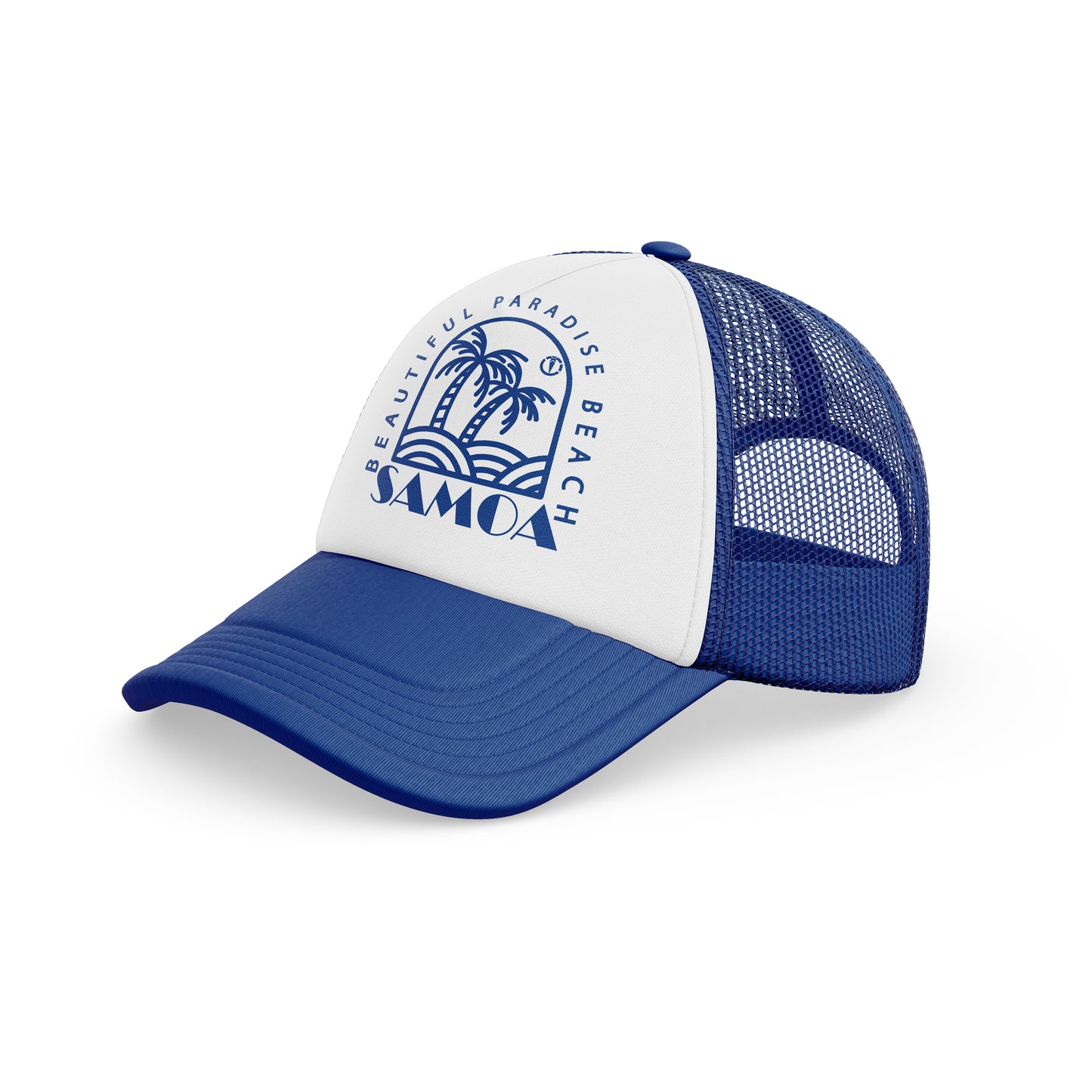 Tapa Samoa Trucker Hat Beach