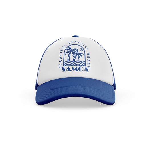 Tapa Samoa Trucker Hat Beach