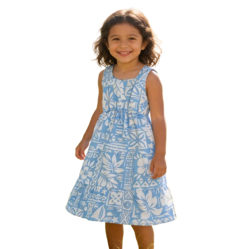 The Sky Blue Tapa Dress