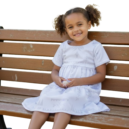 The White Sands Tapa Dress